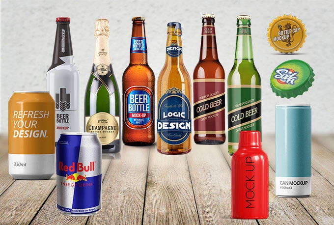 Download Free 50 Attractive Beer Bottle Mockup Templates Candacefaber PSD Mockups.