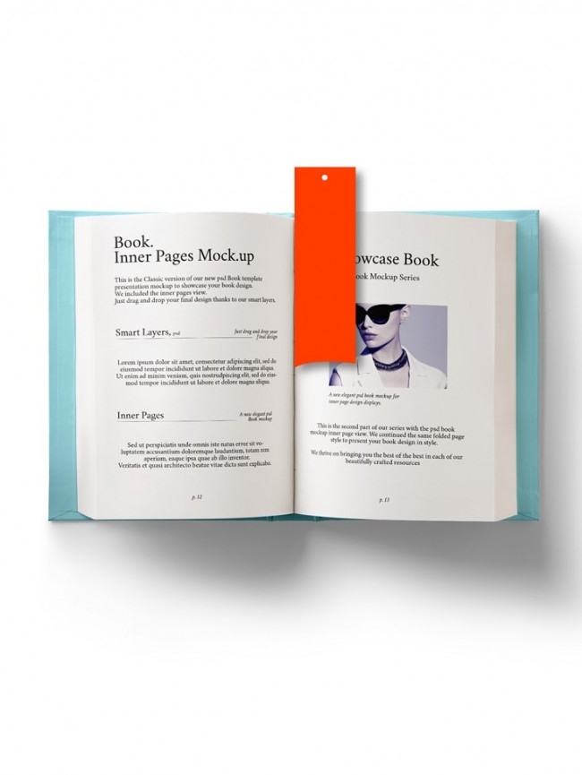 Download 50+ Book & Bookmark Mockup Layout Design In PSD Files ...