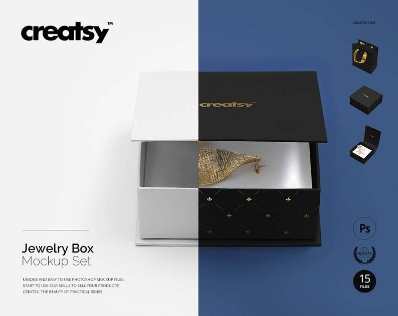 Download Packaging Jewelry Box Mockup Download Free And Premium Psd Mockup Templates