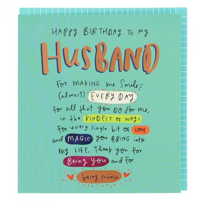 20+ Husband Birthday Card Image Design Display Style - Candacefaber