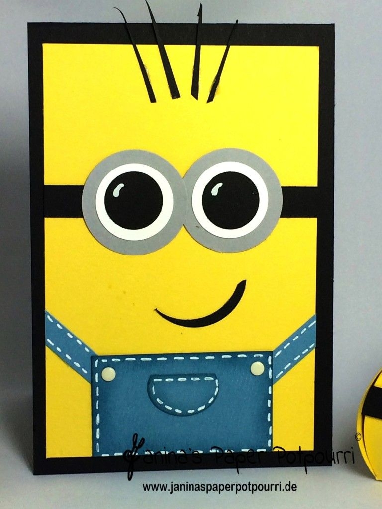 23+ Silly and Cute Minion Birthday Card - Candacefaber With Regard To Minion Card Template