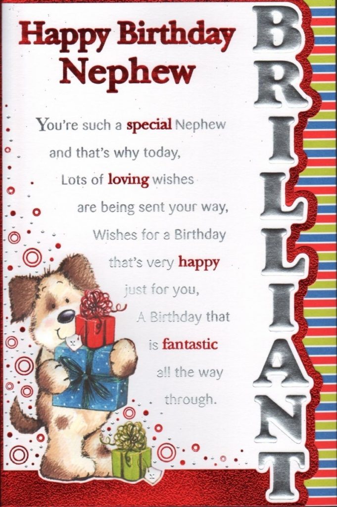 The Interesting Birthday Cards For Nephew Special Days - Candacefaber